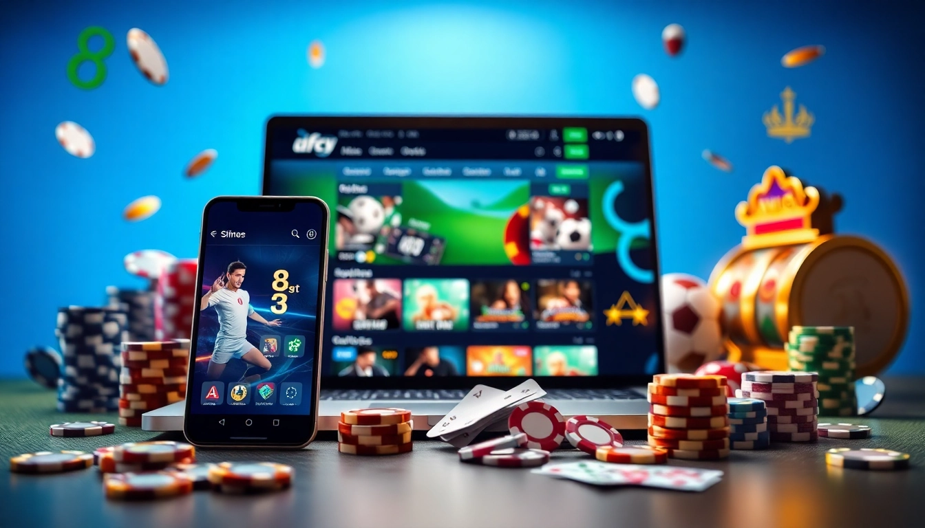 Experience the excitement of nhà cái 8s with a vibrant online betting interface showcasing sports and casino games.
