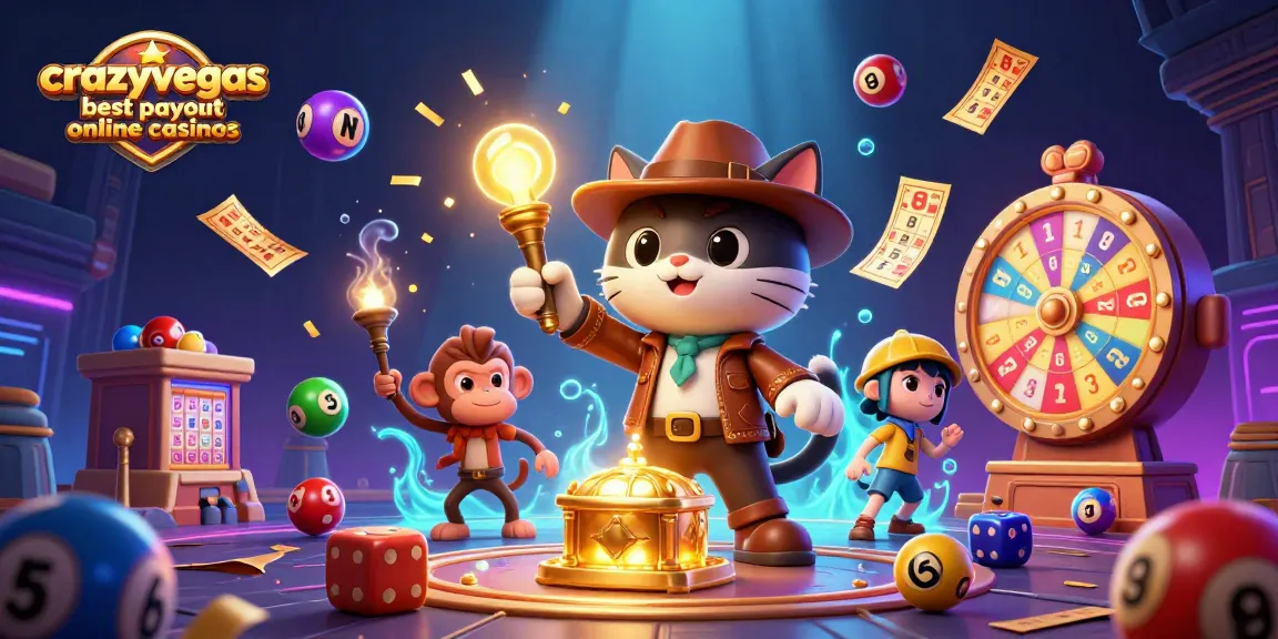Experience the crazyvegas best payout online casinos with colorful lottery elements and dynamic gaming action.