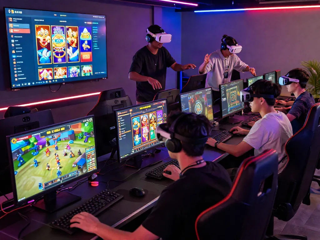 A80 online gaming platform featuring diverse players enjoying various games in a vibrant digital environment.