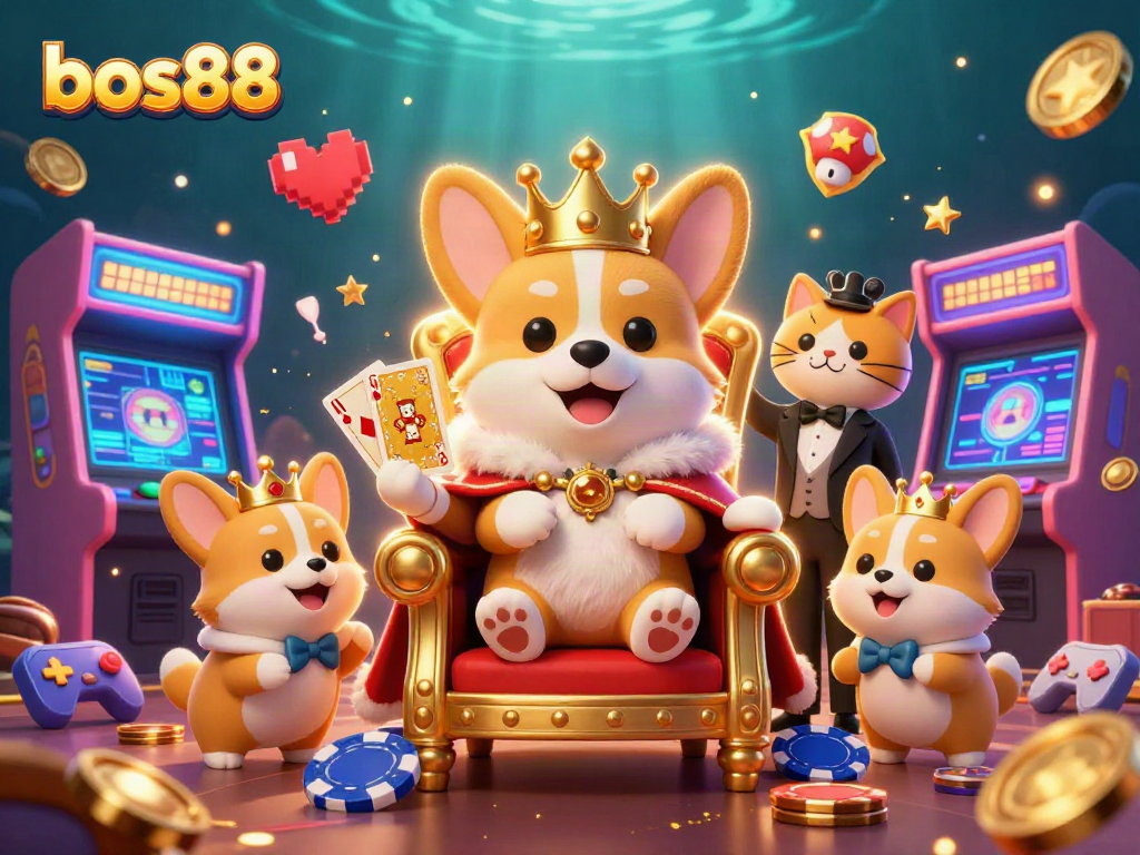 Rasakan keseruan bos88 dengan simbol slot 3D dan karakter kartun bermain di kasino