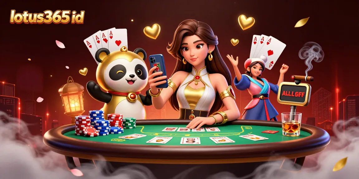 Experience the thrill of lotus365 id with vibrant casino scenes featuring poker and interactive gaming.