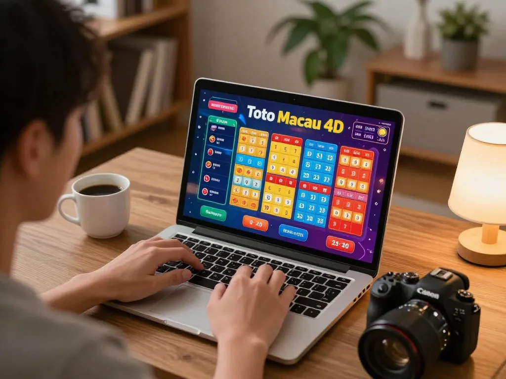 Player engaging with medi-pharmacompany online casino interface for Toto Macau 4D