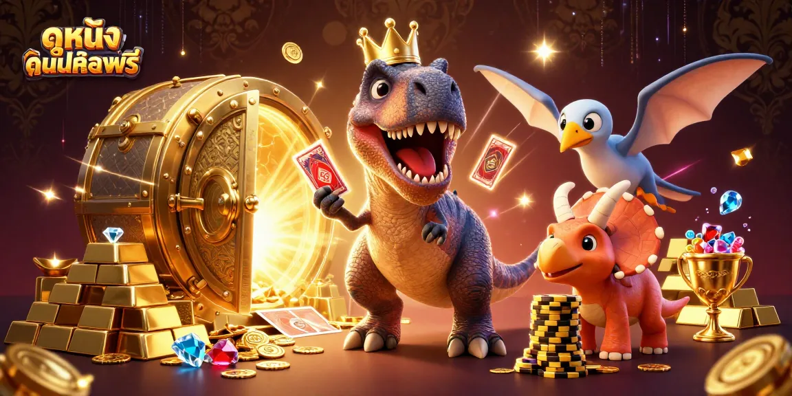 ดูหนังออนไลน์ฟรี เพลิดเพลินไปกับการจัดการชิปทองของไดโนเสาร์ขณะเล่นเกม