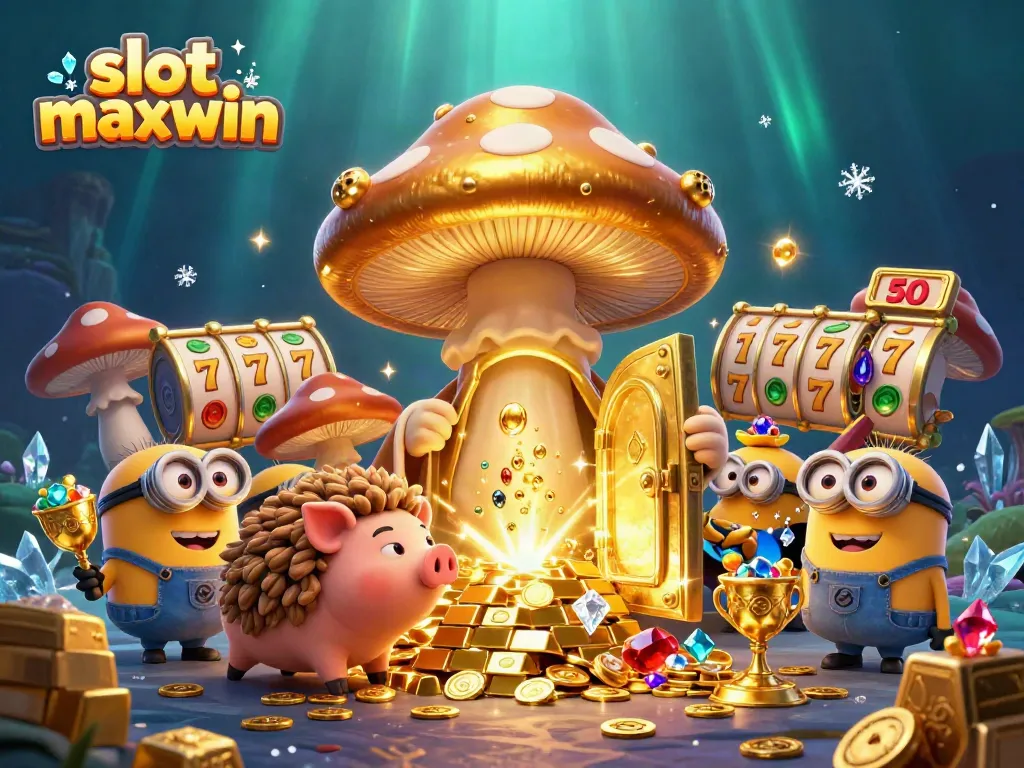 Experience the excitement of slot maxwin with a magical scene of treasures and characters.
