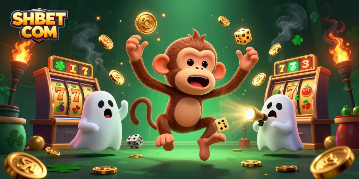 Experience thrilling gameplay at SHBET COM with a vibrant haunted casino scene featuring exciting slot gameplay.