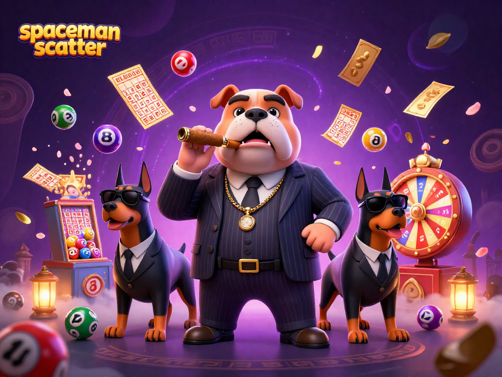Experience thrilling action with spaceman scatter surrounded by vibrant casino elements and a charismatic trio.