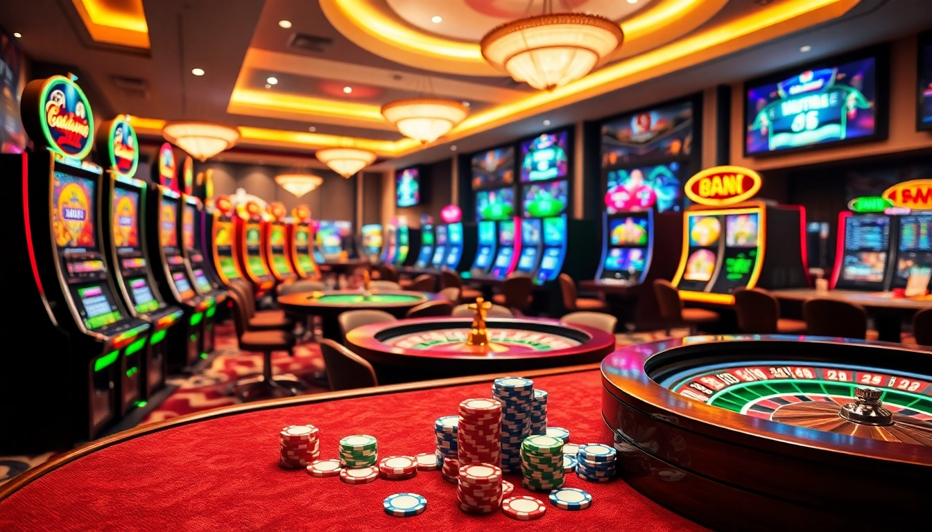 Experience the excitement of winstrike69 with vibrant slot machines and elegant table games.