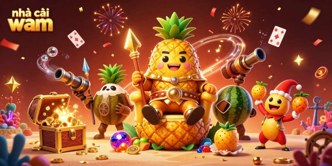 Experience the vibrant action of nhà cái vmax with its thrilling beach casino scene and colorful characters.
