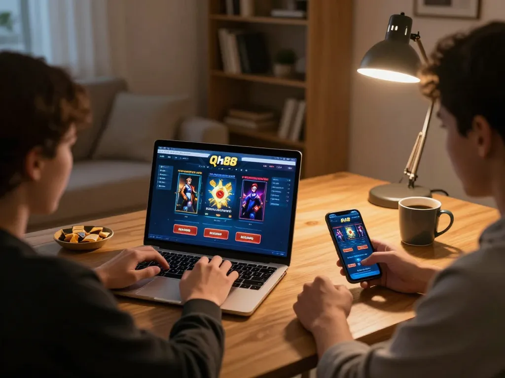 Experience online betting with Qh88 chính thức through a modern home gaming setup