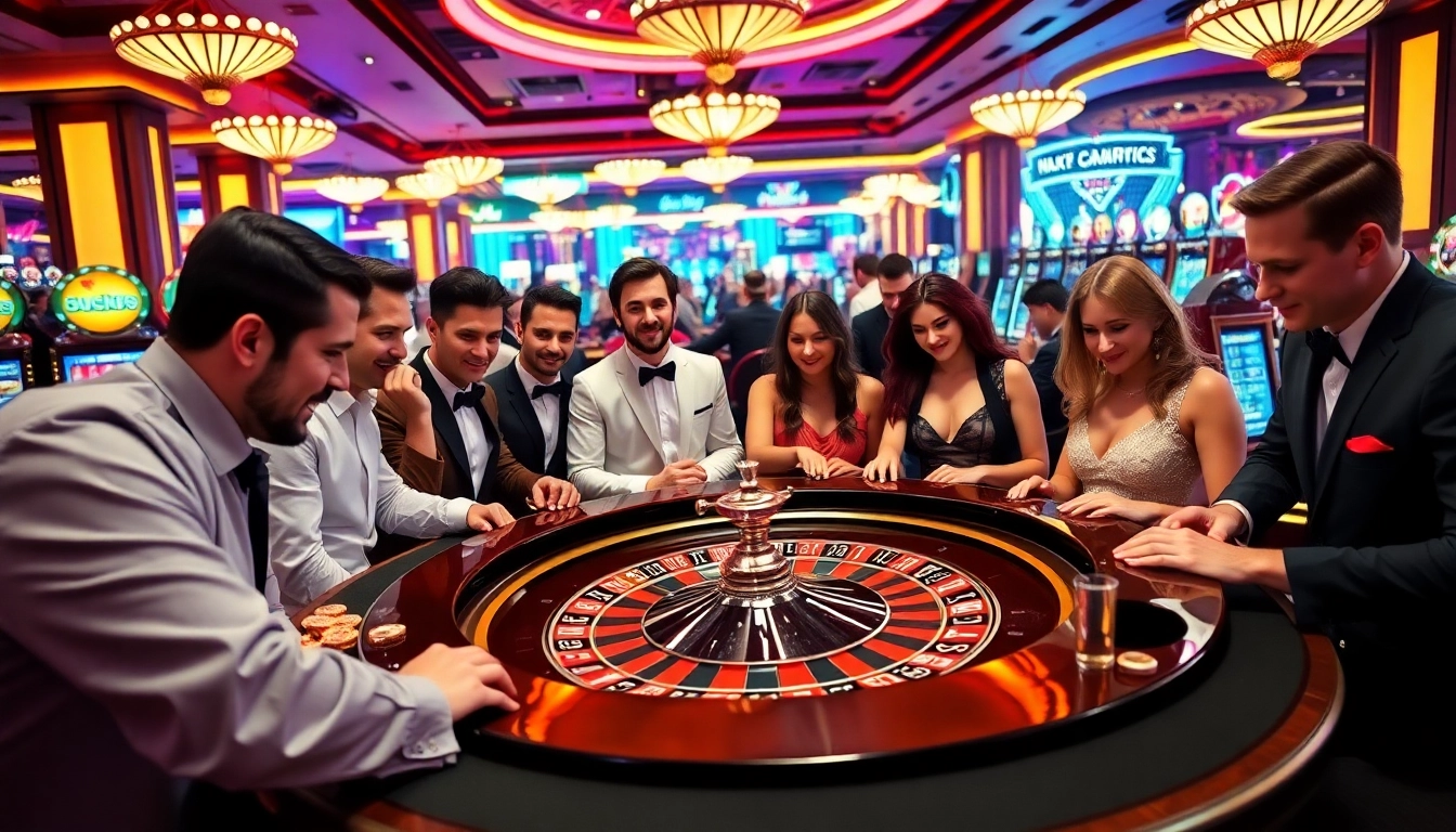 Experience thrilling gameplay at https://dn882.pro/ with vibrant casino tables and excited players.