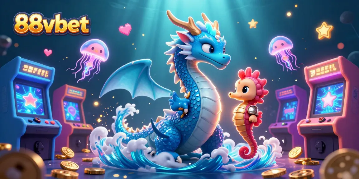 Witness captivating gameplay at 88vbet with enchanting characters and glowing casino elements.
