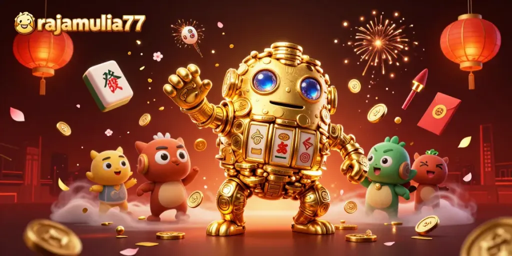 Mainkan permainan seru di rajamulia77 dengan golem emas yang menarik dan berbagai simbol slot!
