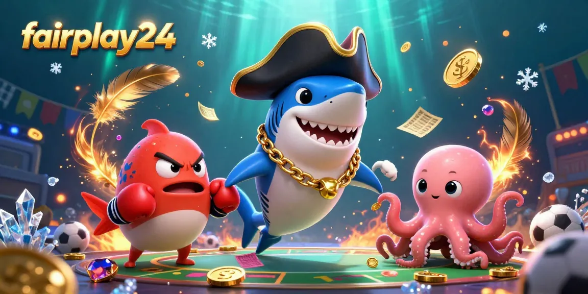 Bet on cricket and sports with fairplay24, featuring engaging characters and thrilling betting elements.