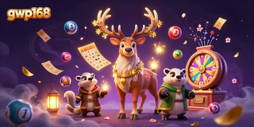 Permainan slot seru di gwp168 dengan druid dan badger dalam ilustrasi menarik.
