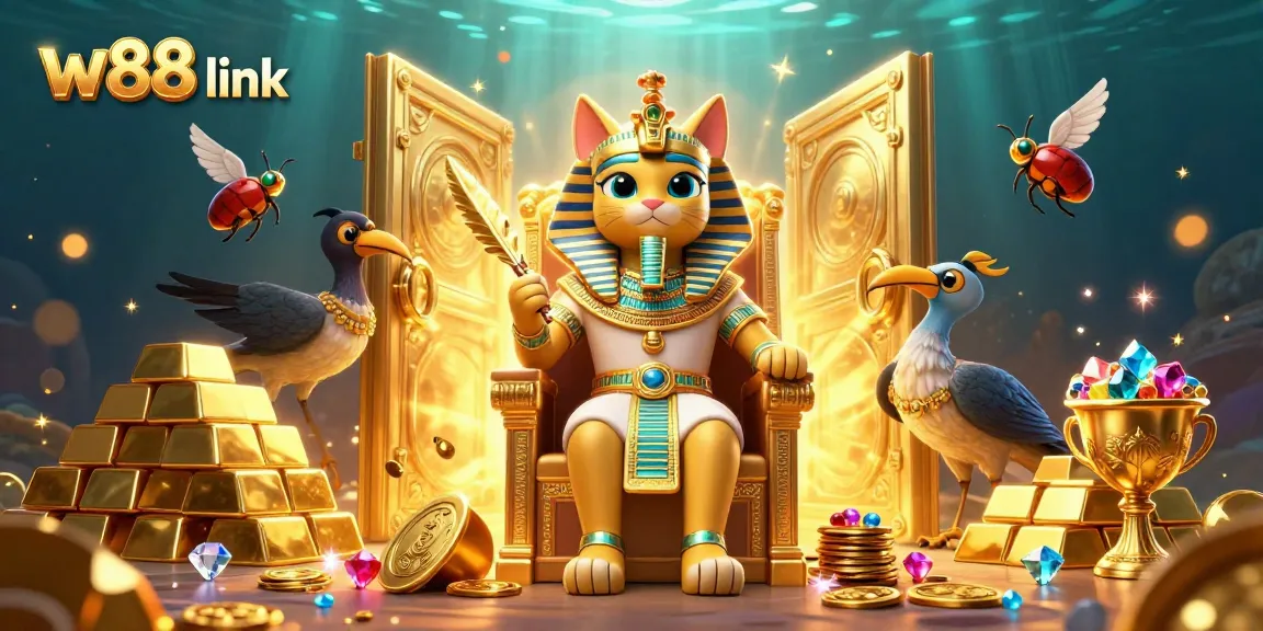 Engage with thrilling betting experiences using w88 link in this vibrant casino illustration.