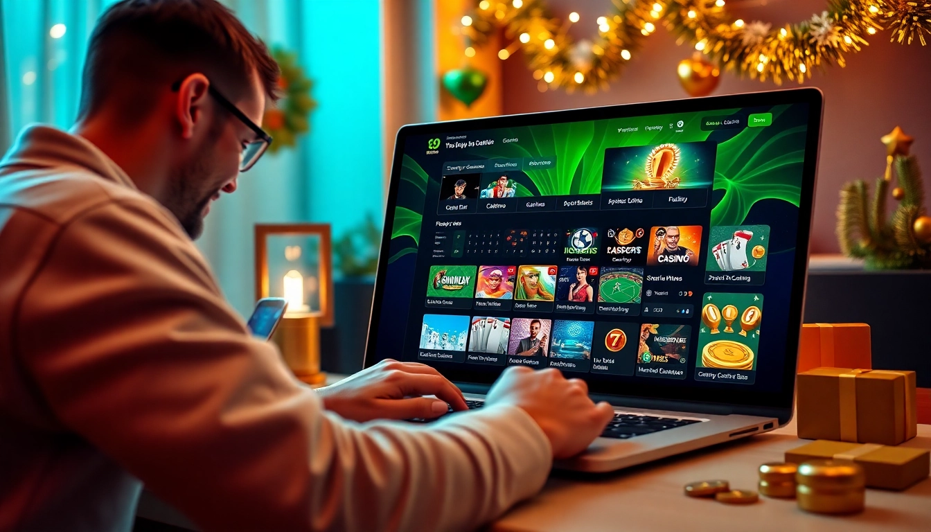 An interactive online gambling scene at 79king hn with a user enjoying various betting games, highlighting engagement and excitement.