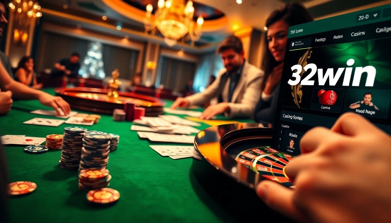 Experience the excitement of 32win com with luxurious casino gaming and high-stakes poker action.