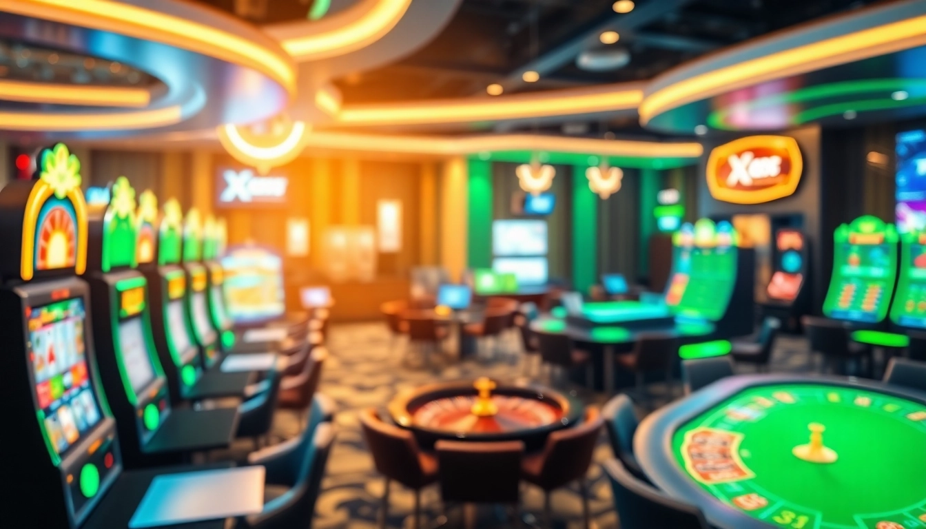 Interactive online gaming platform featuring the XX88 link in a vibrant casino interface.