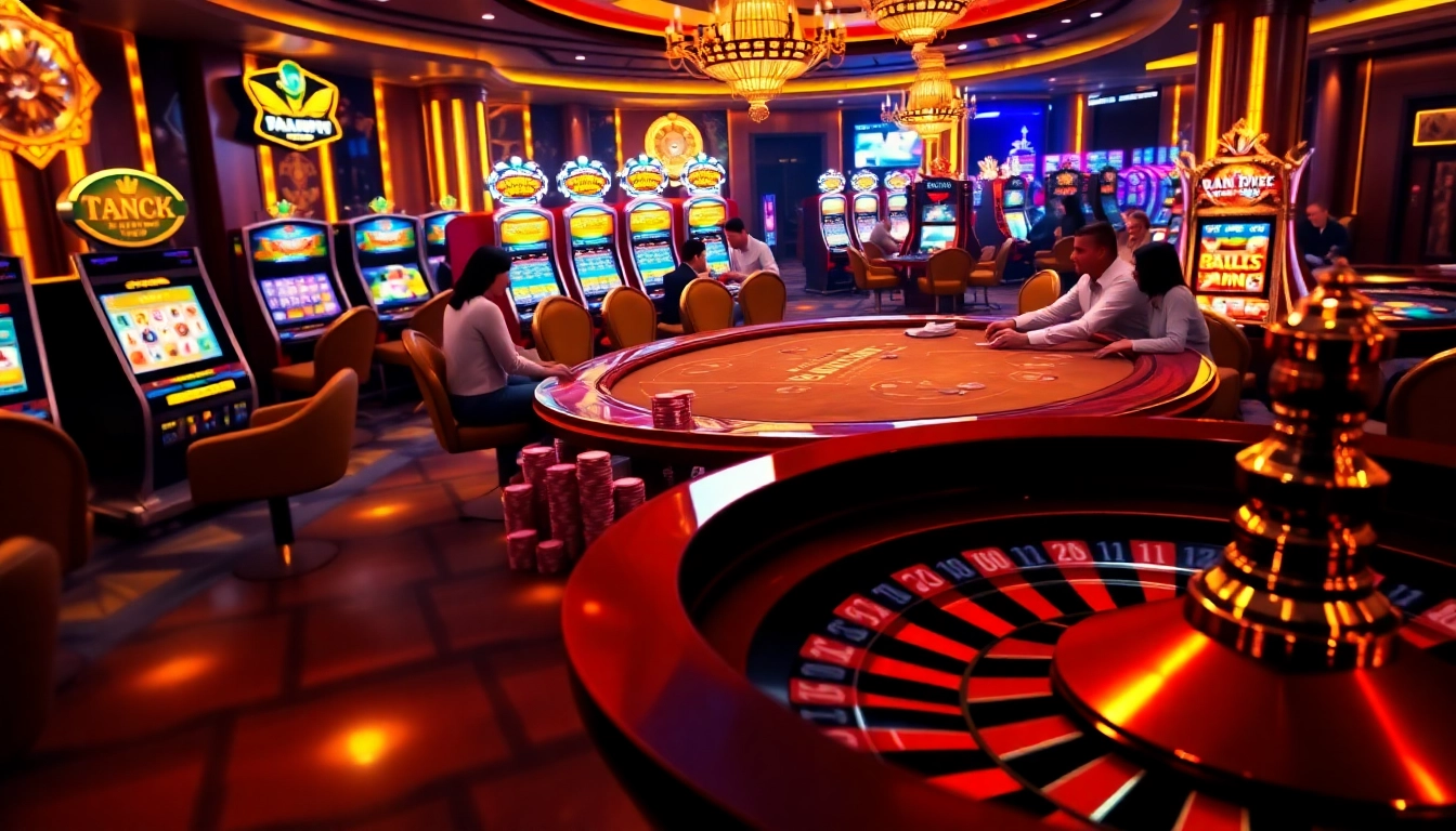 Experience thrilling gameplay at http://789winf.com/ with vibrant casino tables, chips, and excitement.