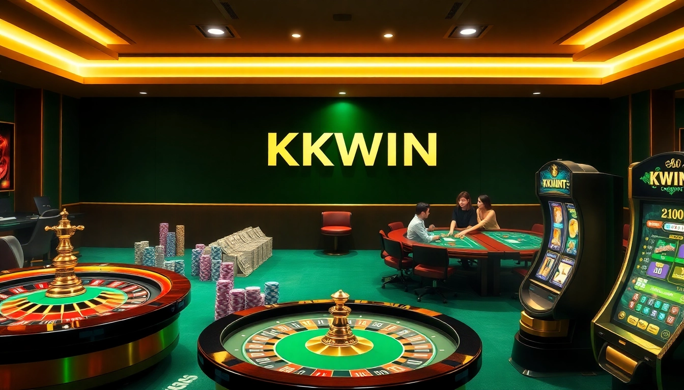 Experience the thrill of online gambling at https://kkwin.co.com/ with vibrant casino gaming scenes.