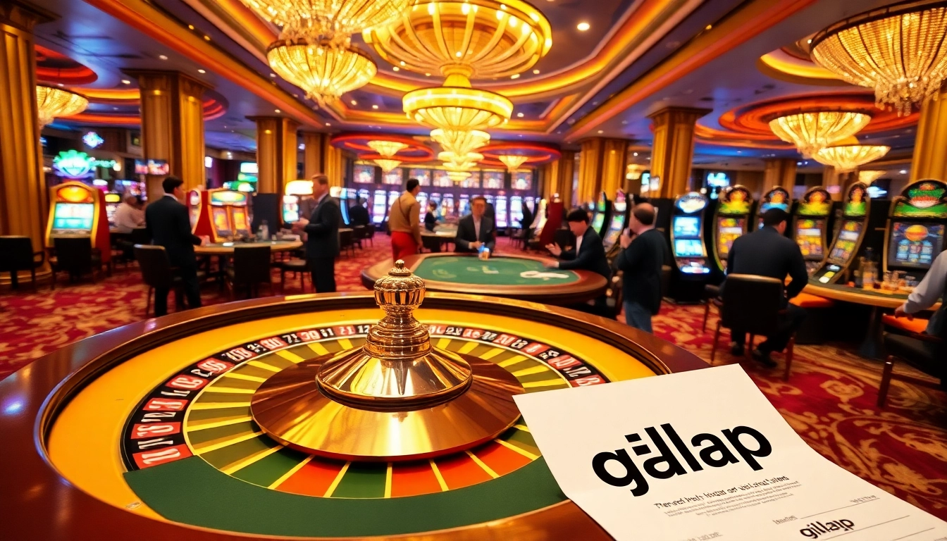 Experience the thrill of gambling at a professional casino with gilajp gaming elements.