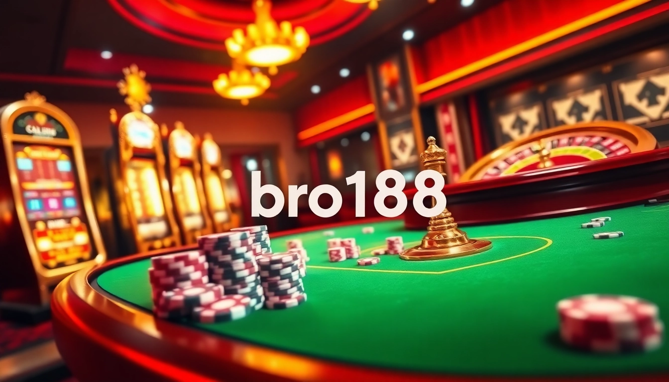 Experience the excitement of bro138's online casino with vibrant slot machines and engaging gameplay.