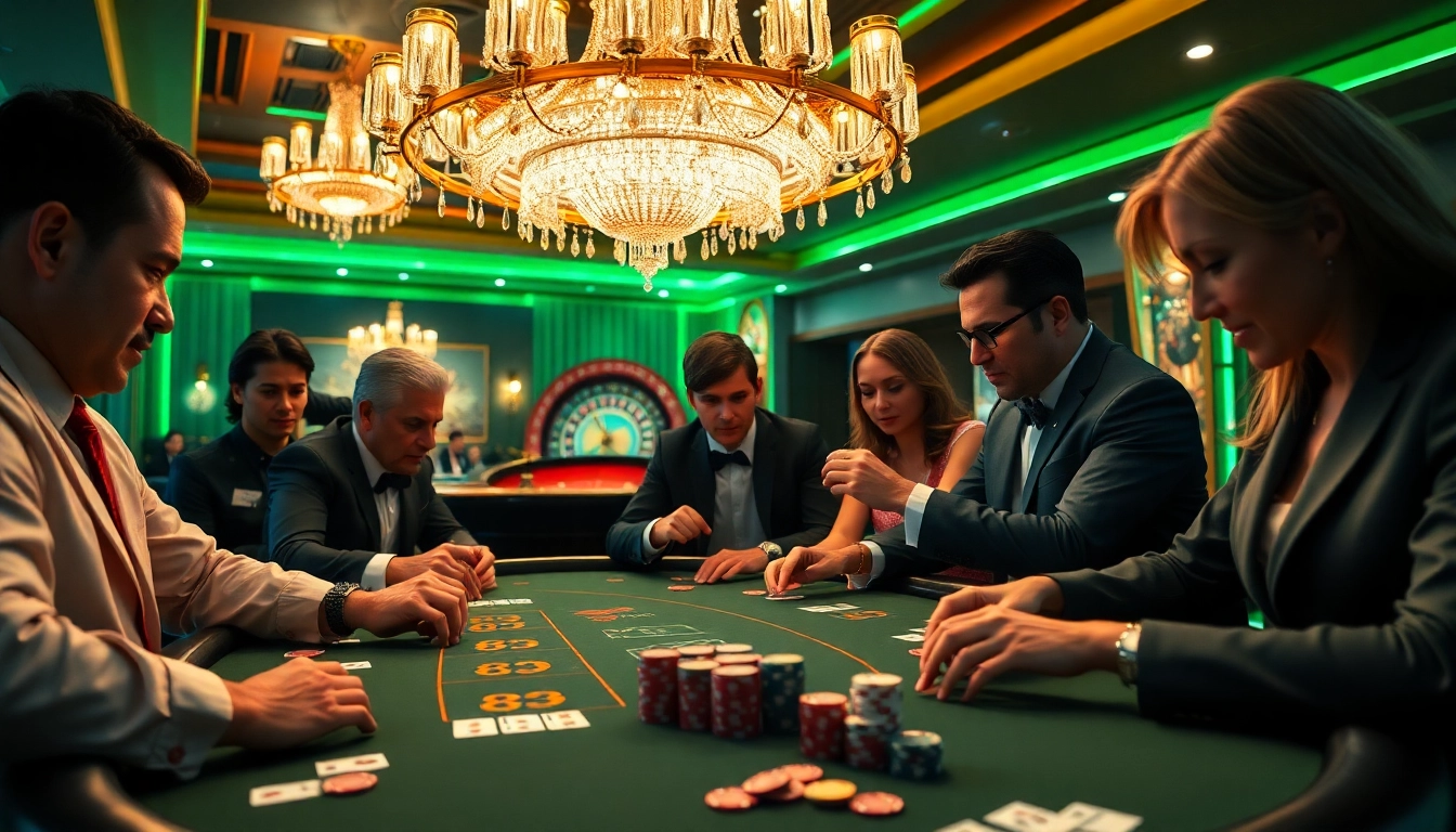 Players at a blackjack table strategizing in a luxurious casino scene with the 88i logo visible.
