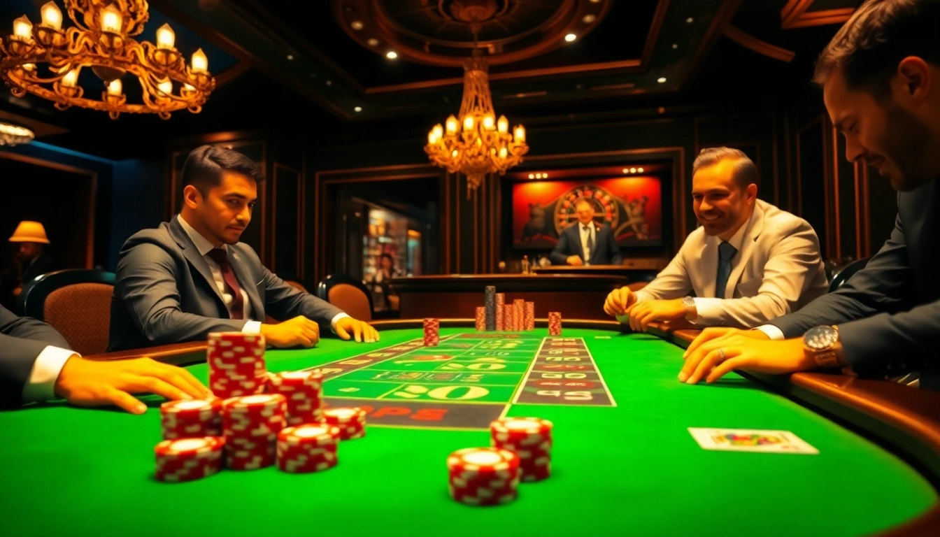 Engaging poker players strategizing at a high-stakes table as they register for exciting gaming experiences - নিবন্ধন করুন.