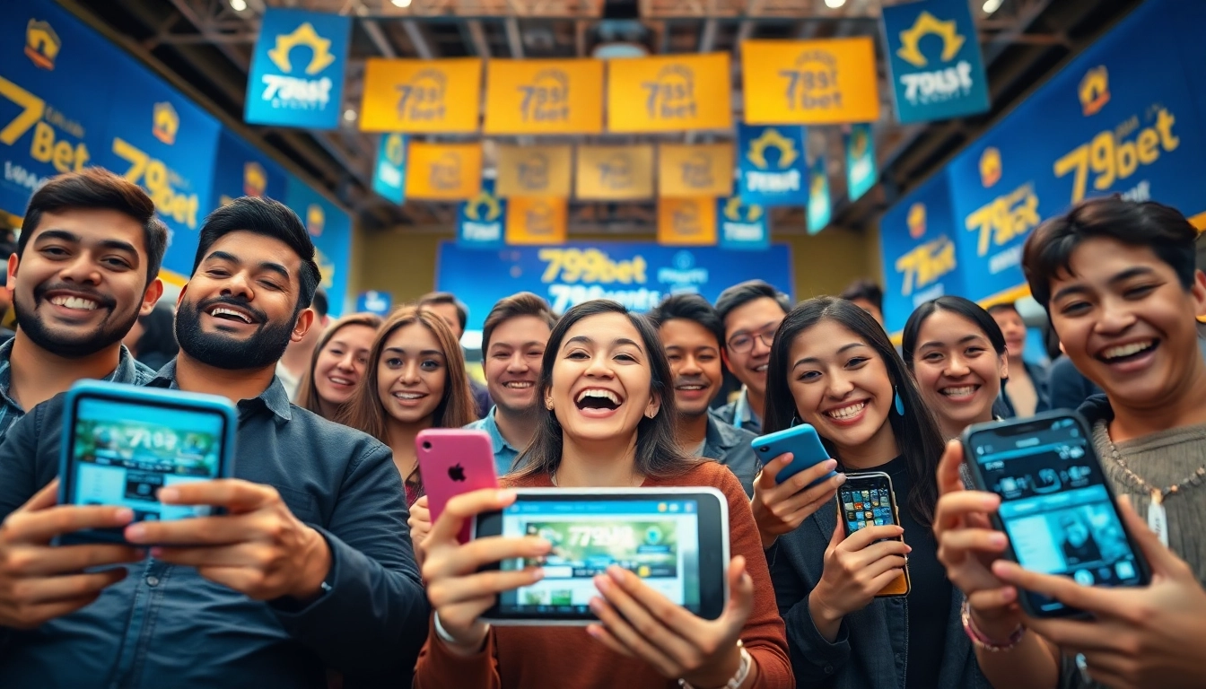 Exciting event scene featuring participants engaging with 789bet.events online betting promotions.