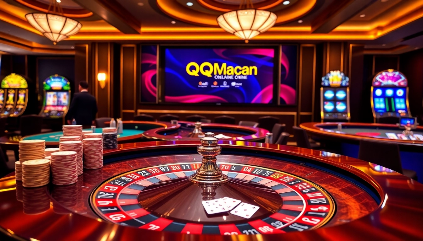 Experience the excitement of QQMacan with engaging slot games and casino action.