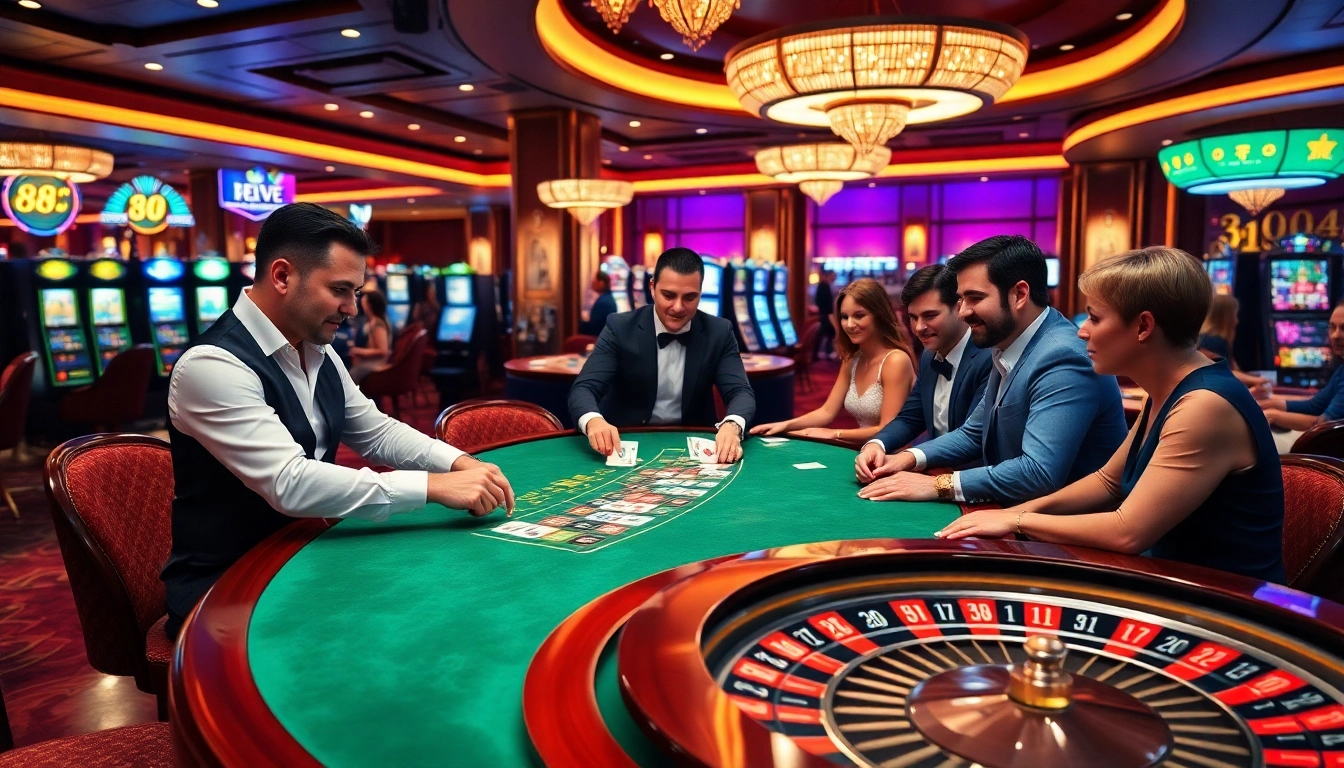 Experience the excitement of 88i at a luxurious casino table with cards and chips.