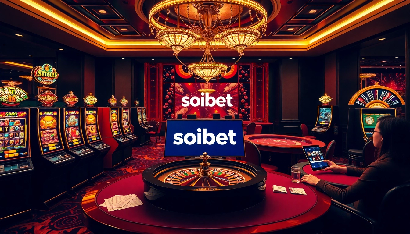 Experience high-stakes excitement at SOIBET with luxurious casino games and vibrant gambling action.
