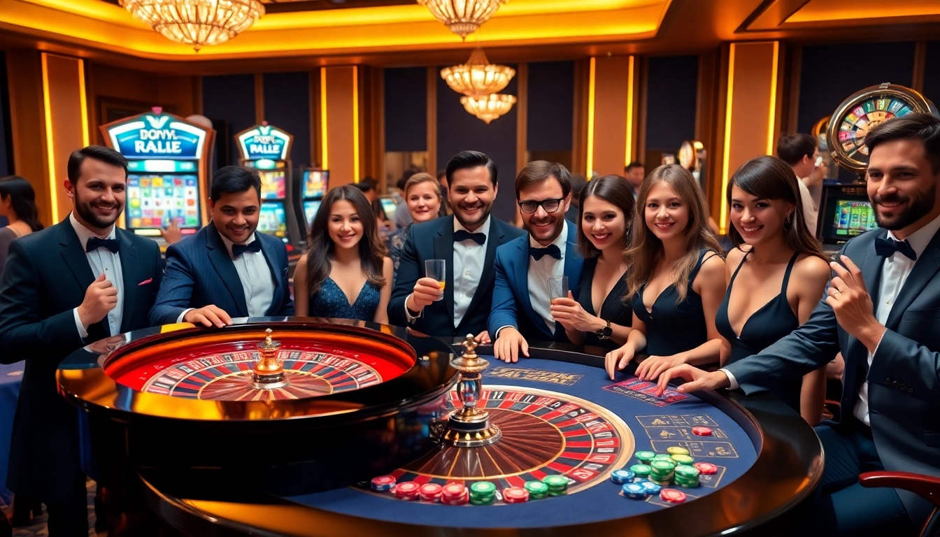 Experience the excitement at home jl55 with colorful poker chips and a vibrant roulette table.