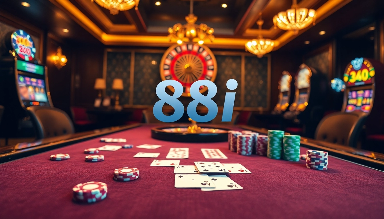 Experience high-stakes excitement at 88i with vibrant casino games and elegant environment.